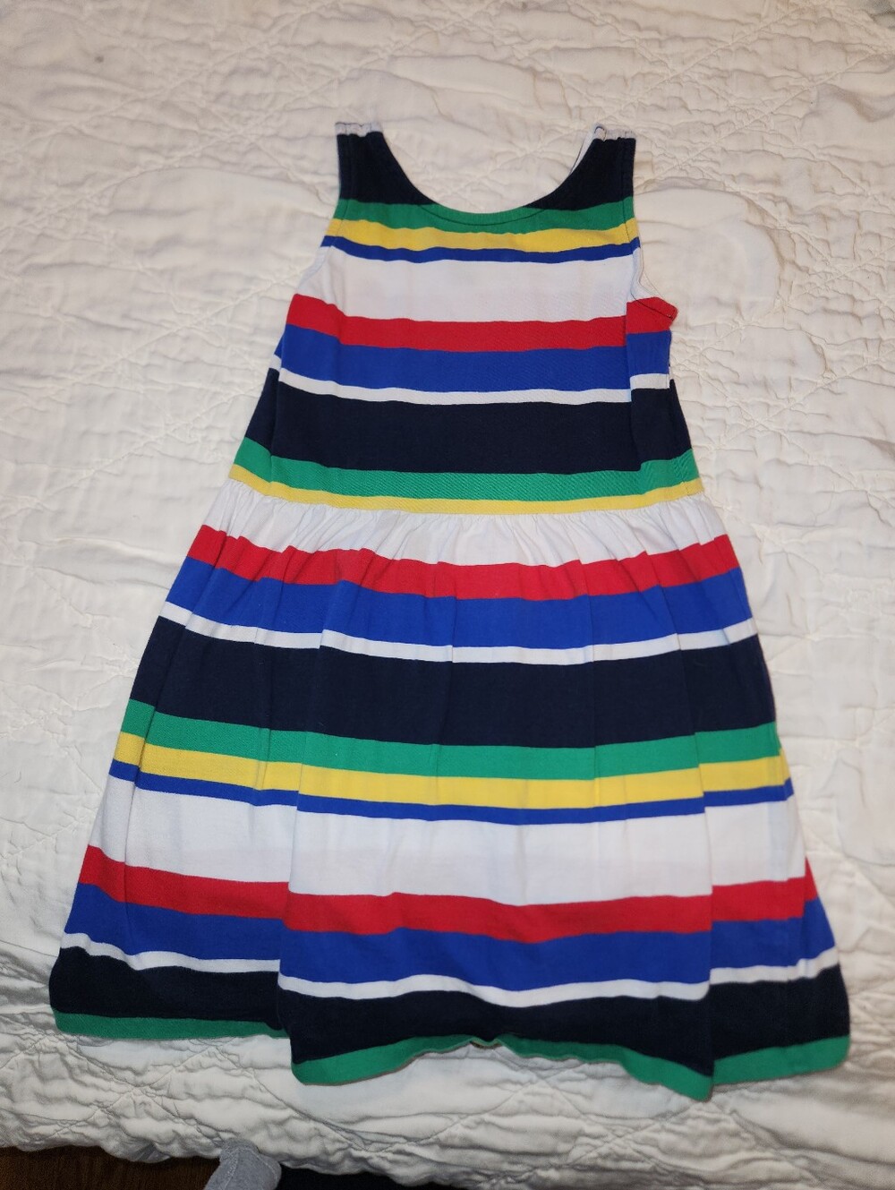 NWOT Ralph Lauren Girls Striped Dress, Size 6x